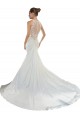 Satin Sweetheart Sleeveless Chapel Train Beach Wedding Gowns Ballarat