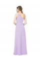 Soft Chiffon One Shoulder Sleeveless Lilac Long Formal Evening Gown / Bridesmaid Dress Ballarat