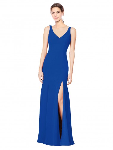 Chiffon Sweetheart Sleeveless Low Back Long Bridesmaid Evening Dress Ballarat