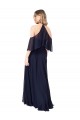 Soft Chiffon Halter Neck Flutter Sleeves Long Formal Dress / Bridesmaid Dress Ballarat