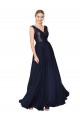 Soft Chiffon & Sequin V-Neck Sleeveless V-Back Long Semi Formal Evening Gown / Prom Dress / Bridesmaid Dress Ballarat
