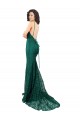 Lace V-Neck Sleeveless Open Back Long Black Tie Evening Gown / Prom Dress / Bridesmaid Dress Ballarat