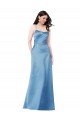 Satin Spaghetti Straps Sleeveless Open Back Long Formal Evening Gown / Prom Dress / Bridesmaid Dress Ballarat