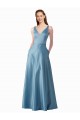 Satin High Neck Sleeveless Long Black Tie Prom Dress / Bridesmaid Dress Ballarat