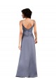 Silk like Satin V-Neck Sleeveless Black Long Formal Evening Gown / Prom Dress / Bridesmaid Dress Ballarat