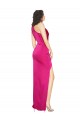 Silk like Satin One Shoulder Sleeveless Fuchsia Long Formal Evening Gown / Prom Dress / Bridesmaid Dress Ballarat
