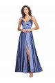 Silk like Satin Spaghetti Straps Sleeveless Low Back Long Black Tie Evening Gown / Prom Dress / Bridesmaid Dress Ballarat