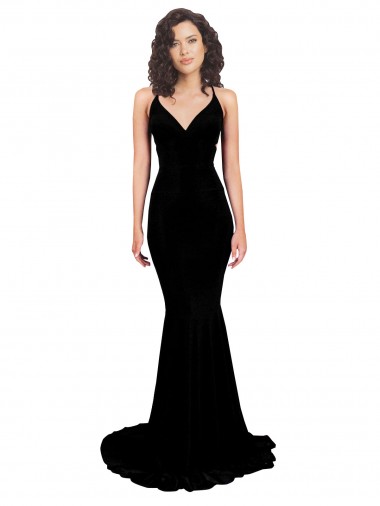Spandex V-Neck Sleeveless Open Back Long Formal Evening Gown / Prom Dress / Bridesmaid Dress Ballarat