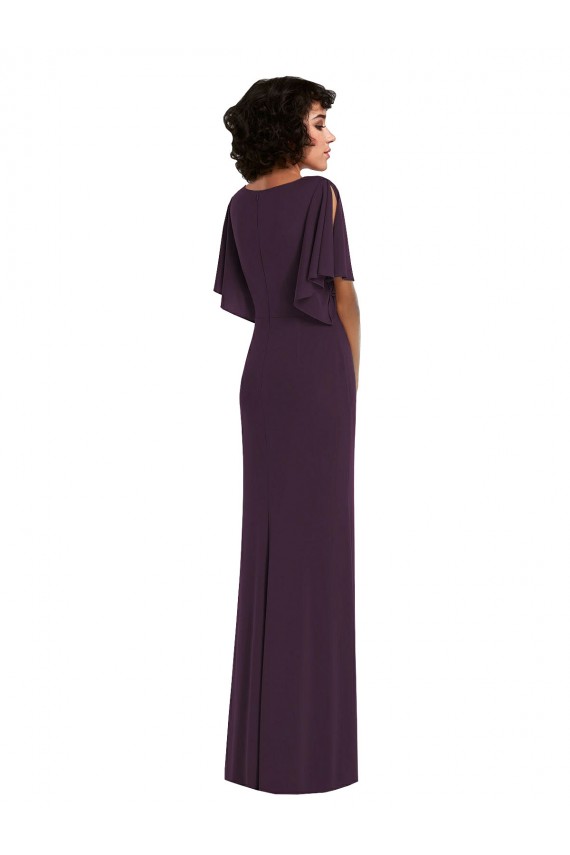 Spandex V-Neck Split Sleeves Long Formal Evening Gown / Prom Dress / Bridesmaid Dress Ballarat