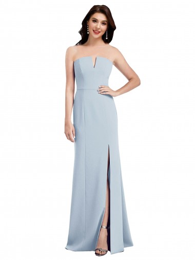 Stretch Crepe V-Neck Sleeveless Low Back Long Bridesmaid Dress / Evening Dress Ballarat