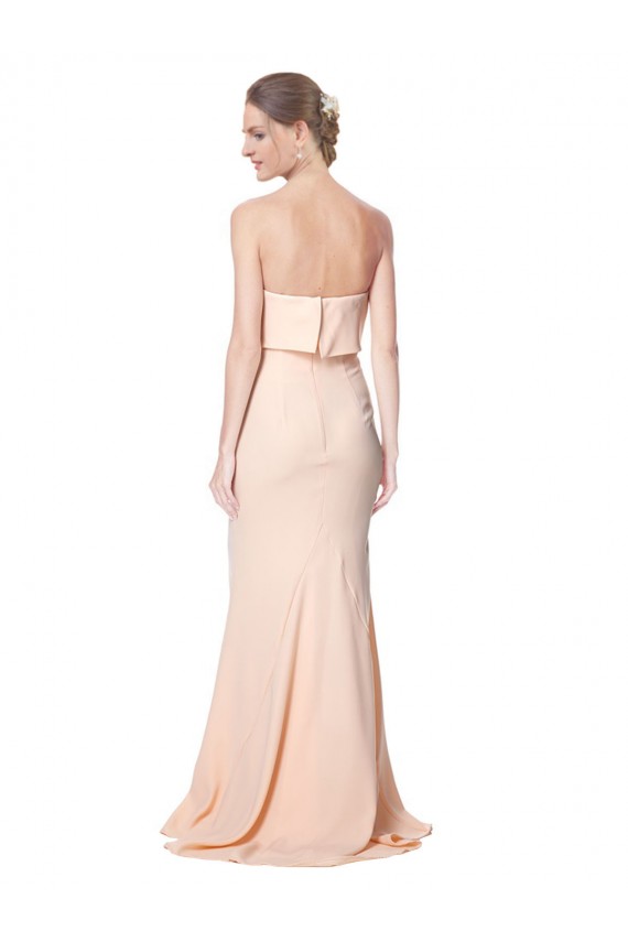 Stretch Crepe Strapless Sleeveless Long Black Tie Evening Gown / Prom Dress / Bridesmaid Dress Ballarat