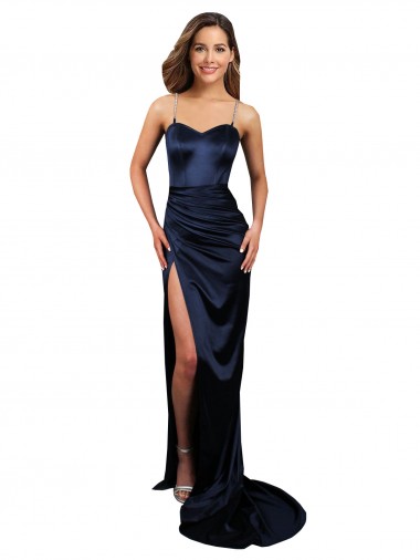 Stretch Satin Sweetheart Sleeveless Long Formal Evening Gown / Prom Dress / Bridesmaid Dress Ballarat